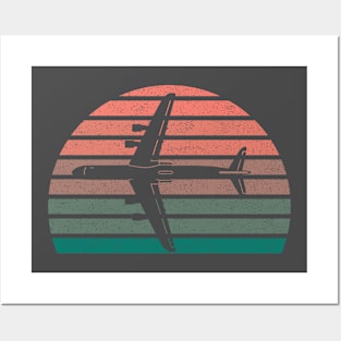 Vintage Retro Plane Posters and Art